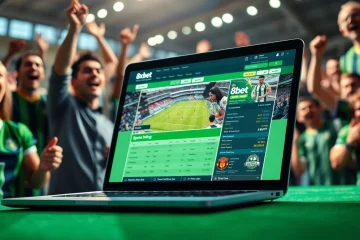 Dynamic sports betting scene on 8xbet.com.se, showcasing an engaging interface and excited players.