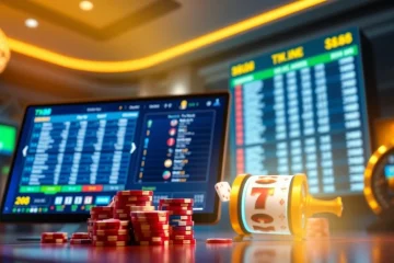 Online gambling experience at tk88win.live featuring a modern casino interface and vibrant gaming elements.